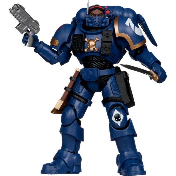 Фото - Коллекционная фигурка McFarlane Toys Warhammer 40K Lieutenant in Phobos Armour - Ultramarines 7in (787926109061)