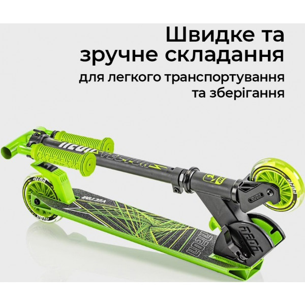 Фото - Двоколісний самокат Neon Vector Зелений (NT05G2)