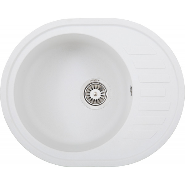 Фото - Мийка кухонна Interline Eva White