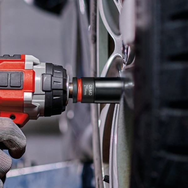 Фото - Набор торцевых головок Einhell 80 мм 1/2" 3 шт. (109273)