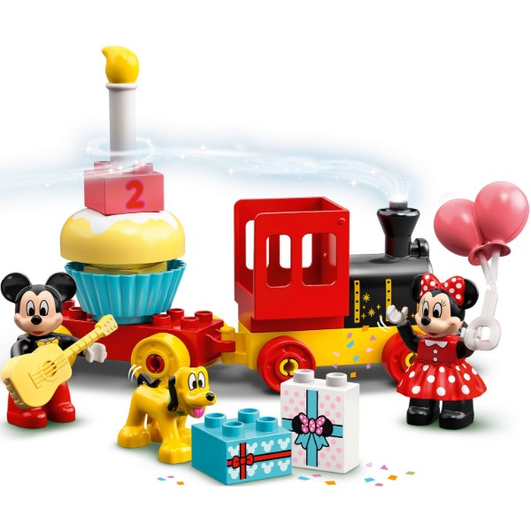 Фото - Конструктор LEGO DUPLO │ Disney Праздничный поезд Микки и Минни (10941)