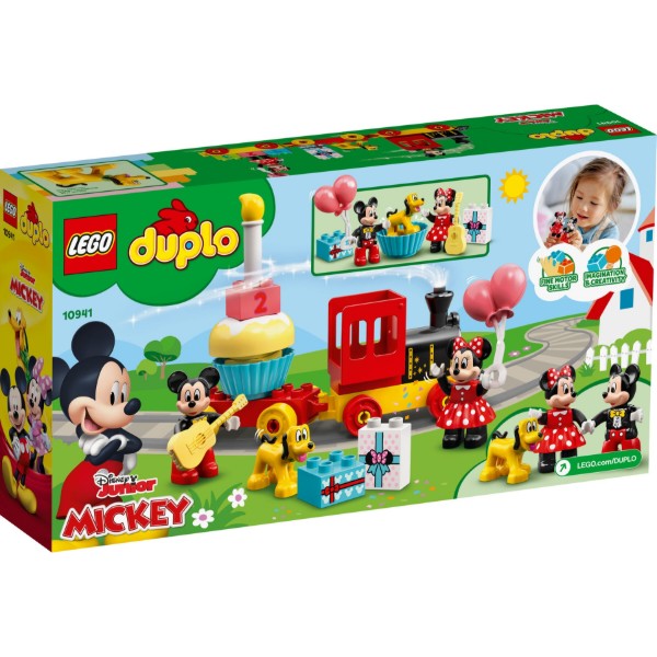 Фото - Конструктор LEGO DUPLO │ Disney Праздничный поезд Микки и Минни (10941)