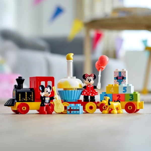 Фото - Конструктор LEGO DUPLO │ Disney Праздничный поезд Микки и Минни (10941)