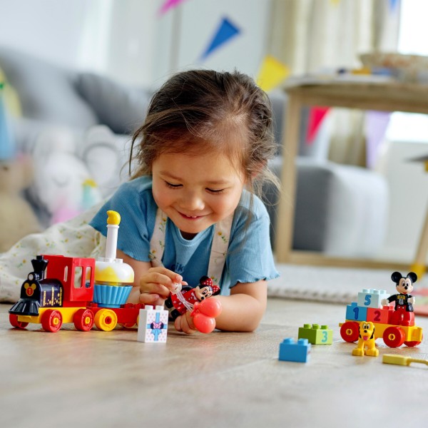 Фото - Конструктор LEGO DUPLO │ Disney Праздничный поезд Микки и Минни (10941)