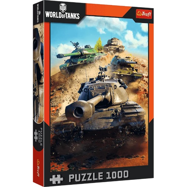 Фото - Пазлы (8+) Trefl 1000 World of Tanks: Танки в бою (5900511109436)