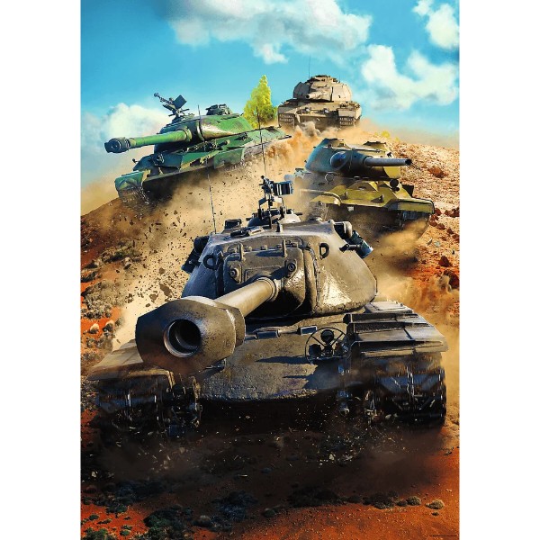 Фото - Пазлы (8+) Trefl 1000 World of Tanks: Танки в бою (5900511109436)