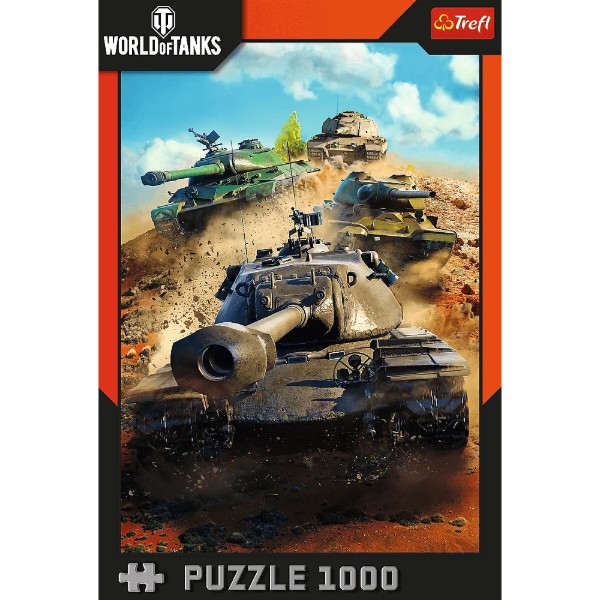 Фото - Пазлы (8+) Trefl 1000 World of Tanks: Танки в бою (5900511109436)