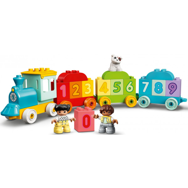 Фото - Конструктор LEGO DUPLO My First Поезд с цифрами – учимся считать (10954)