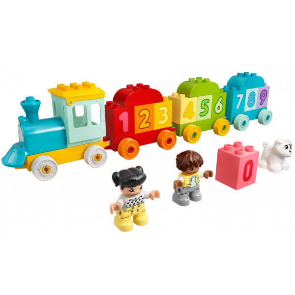 Фото - Конструктор LEGO DUPLO My First Поезд с цифрами – учимся считать (10954)