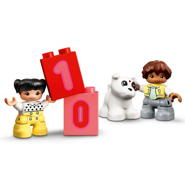 Фото - Конструктор LEGO DUPLO My First Поезд с цифрами – учимся считать (10954)