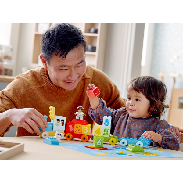 Фото - Конструктор LEGO DUPLO My First Поезд с цифрами – учимся считать (10954)