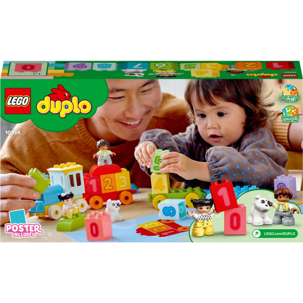 Фото - Конструктор LEGO DUPLO My First Поезд с цифрами – учимся считать (10954)