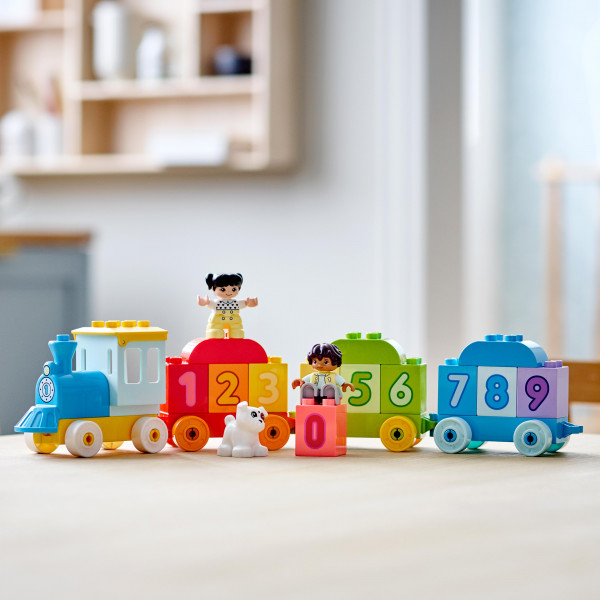 Фото - Конструктор LEGO DUPLO My First Поезд с цифрами – учимся считать (10954)