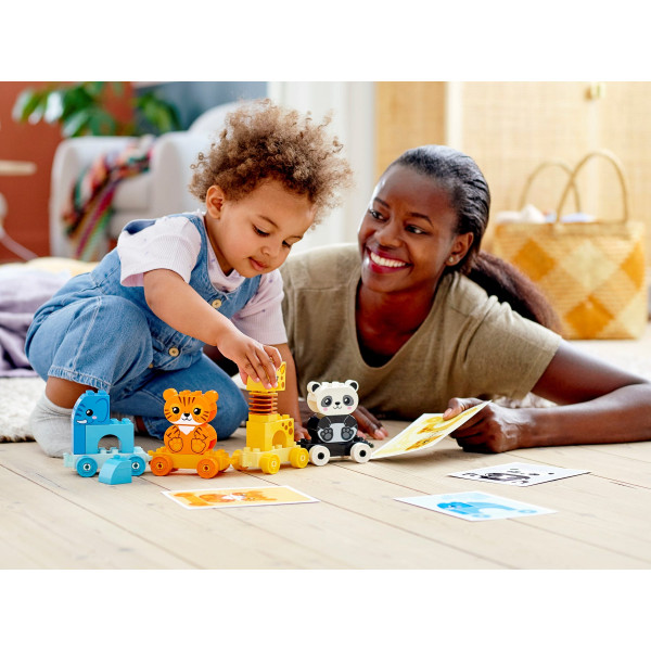 Фото - Конструктор LEGO DUPLO Потяг з тваринами (10955)