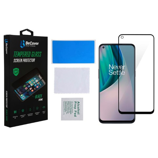 Фото - Защитное стекло для смартфона BeCover for OnePlus Nord N100 Black (706779)
