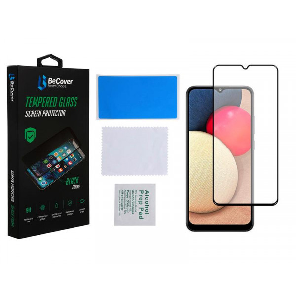 Фото - Захисне скло для смартфону BeCover for Samsung Galaxy A03s SM-A037 Black (706776)