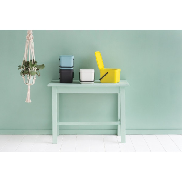 Фото - Настільний контейнер для сміття Brabantia Sort & Go 6 л 109645