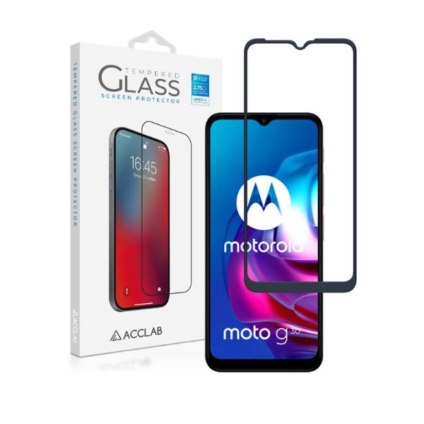Фото - Захисне скло для смартфону ACCLAB Full Glue for Motorola Moto G10/G30 Black (1283126514371)