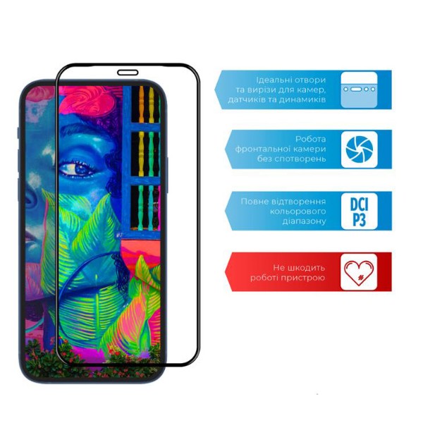 Фото - Захисне скло для смартфону ACCLAB Full Glue for Motorola Moto G10/G30 Black (1283126514371)