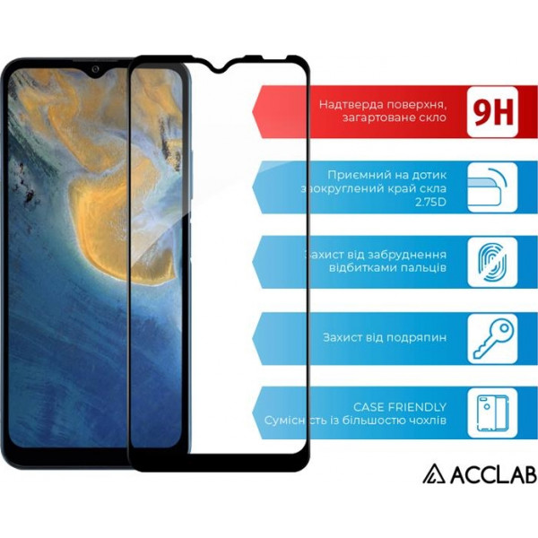 Фото - Захисне скло для смартфону ACCLAB Full Glue for ZTE Blade A71 Black (1283126515729)