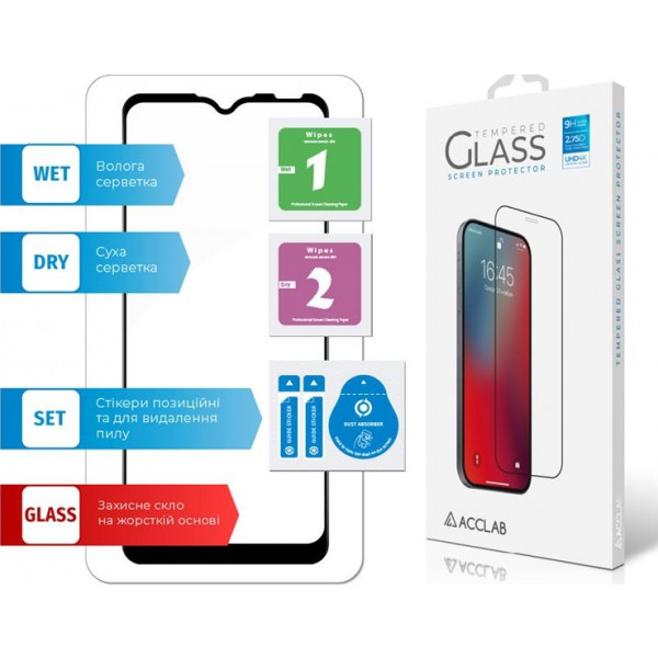 Фото - Захисне скло для смартфону ACCLAB Full Glue for ZTE Blade A71 Black (1283126515729)