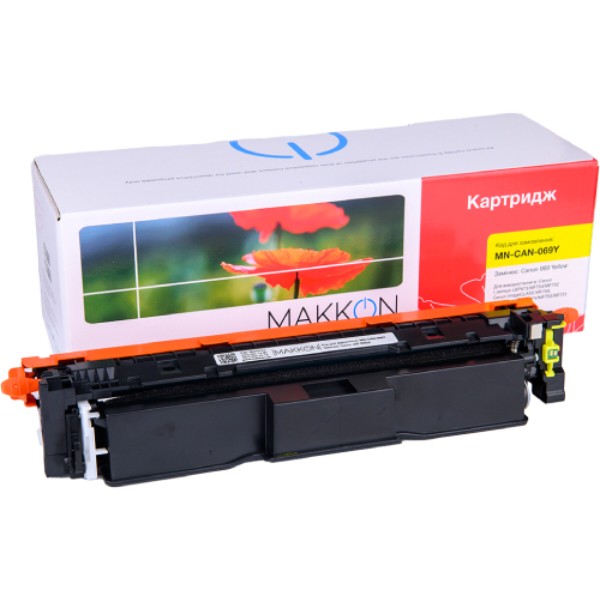 Фото - Картридж-тонер Makkon Canon 069 для MF-752/754 yellow (MN-CAN-069Y)