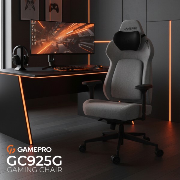 Фото - Крісло для геймерів GamePro GC925G Grey
