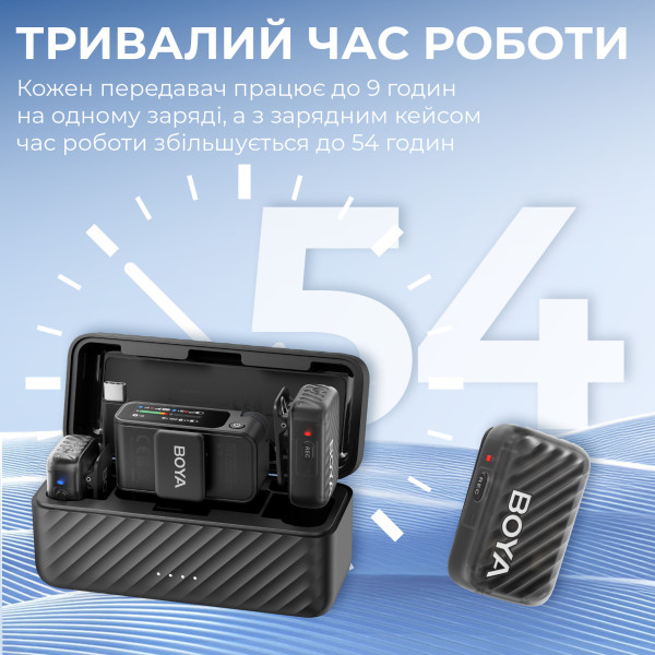 Фото - Микрофон для смартфона Boya MIC 2-02 Type-C/TRS Black