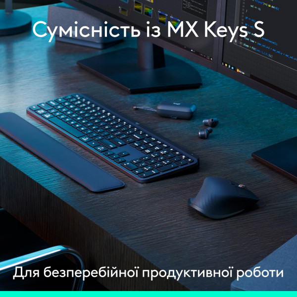 Фото - Миша бездротова Logitech MX Master 3S Performance BE Graphite (910-007501)