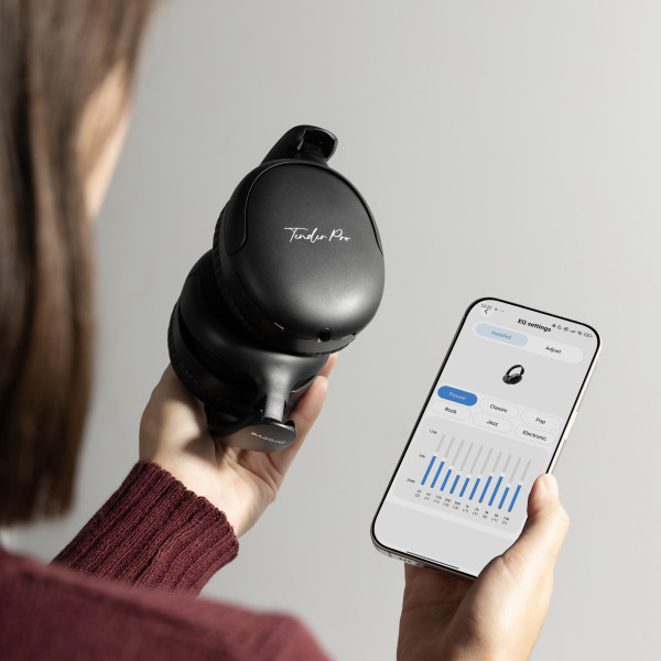 Фото - Наушники накладные беспроводные Proove Tender Pro (APP) black (HPTP0001AP01)