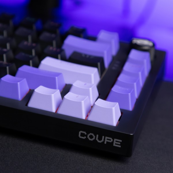 Фото - Клавиатура беспроводная игровая Proove Gaming Coupe (Ukraine Layout) Black/Purple (WKCP00022416)