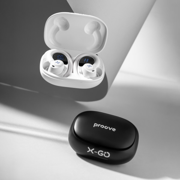 Фото - Наушники вкладыши беспроводные TWS Proove X-Go TWS (APP) black (TWXG0001AP01)