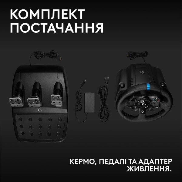 Фото - Кермо Logitech G923 Racing Wheel and Pedals for Xbox One and PC (941-000158)
