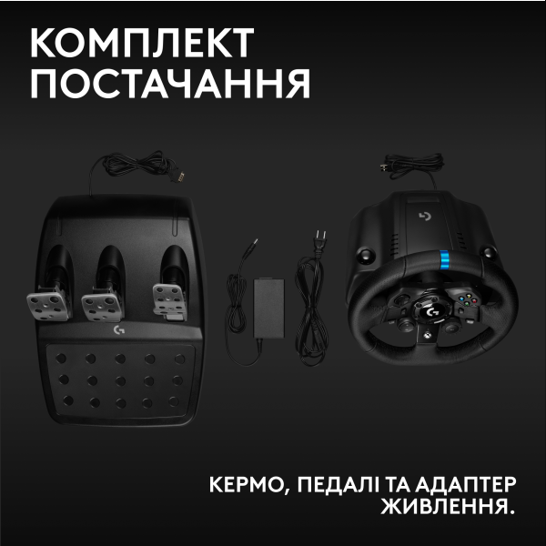 Фото - Руль Logitech G923 Racing Wheel and Pedals for Xbox One and PC (941-000158)