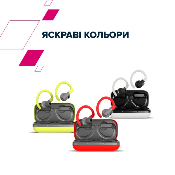 Фото - Навушники вкладиші бездротові TWS Canyon OnRun 11 Sport Wireless charge White (CNS-TWS11W)