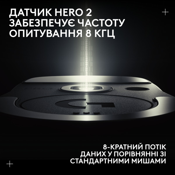 Фото - Мышь беспроводная игровая Logitech G Pro X Superlight 2 LightSpeed Black (910-006630)