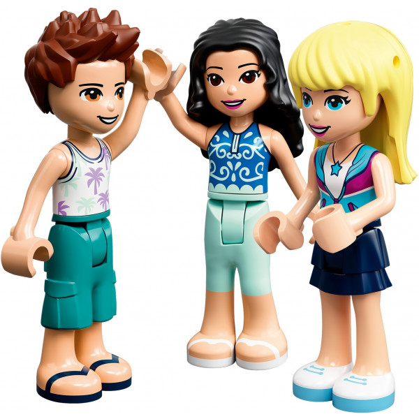 Фото - Конструктор LEGO Friends Лісовий будинок на колесах і вітрильника (41681)