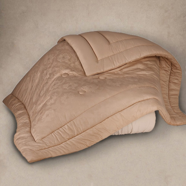 Фото - Ковдра зимова полуторна MirSon 155х215 см Вовна №1562 Ferrero Gold (2200011174846)