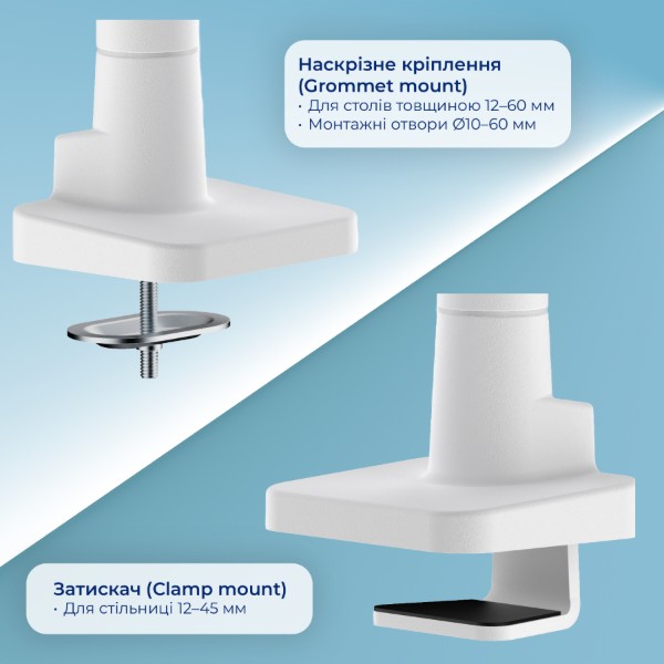 Фото - Крепление настольное GamePro MAG701WBL White&Blue