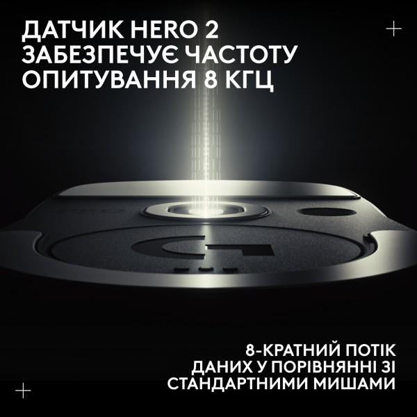 Фото - Мышь беспроводная игровая Logitech G Pro X Superlight 2 LightSpeed White (910-006638)