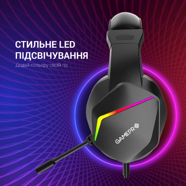 Фото - Гарнітура дротова ігрова GamePro Racer (HS311)