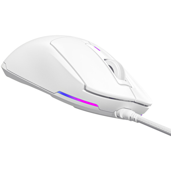 Фото - Миша дротова ігрова Lorgar MSA10 Ultralight Wired Gaming White (LRG-MSA10-WH)