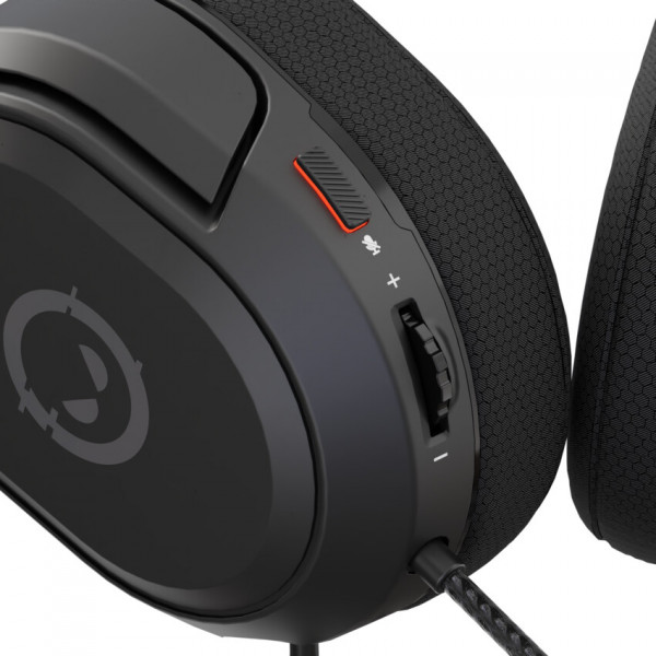 Фото - Гарнітура дротова ігрова Lorgar Kaya 360 Gaming 7.1 USB Black (LRG-GHS360)