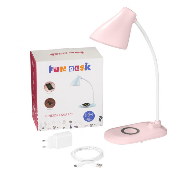 Фото - Настільна лампа FunDesk LC6 Pink