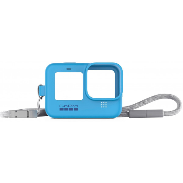Фото - Чохол для екшн-камери GoPro Sleeve&Lanyard Blue for HERO9 Black (ADSST-003)