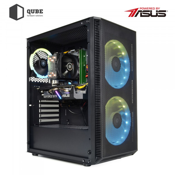 Фото - Системный блок QUBE QB Ryzen 5 3600 RTX 3050 8GB 162 (Ryzen53600RTX30508GB162)