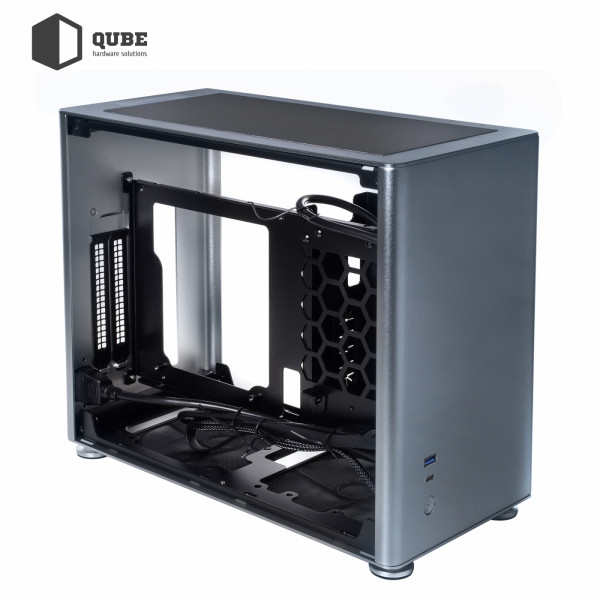 Фото - Корпус QUBE A4 Aluminum Gray (QBA4I_WGNU3)