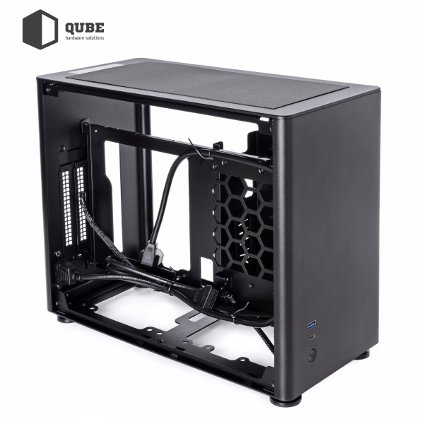 Фото - Корпус QUBE A4 Aluminum Black (QBA4I_WBNU3)