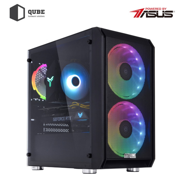 Фото - Системный блок QUBE QB Ryzen 5 5600X RTX 3050 8GB 162 (Ryzen55600XRTX30508GB162)