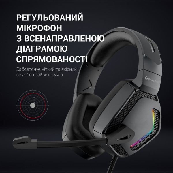 Фото - Гарнитура проводная игровая GamePro HS605 RGB